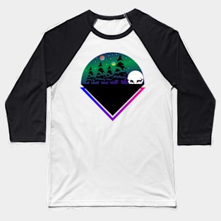 MINIMALIST SCANDINAVIAN LANDSCAPE Baseball T-Shirt